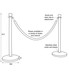 Rope and Pole Barrier